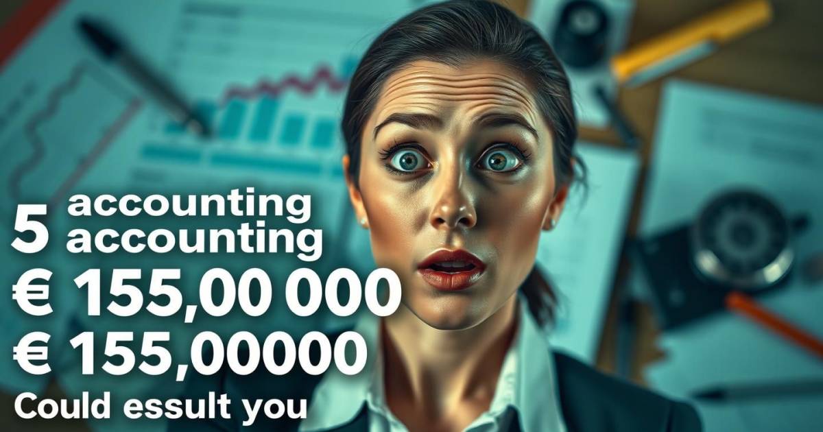 Ces 5 erreurs comptables peuvent vous coûter 150 000€ d'amende ! La 3ème va vous choquer